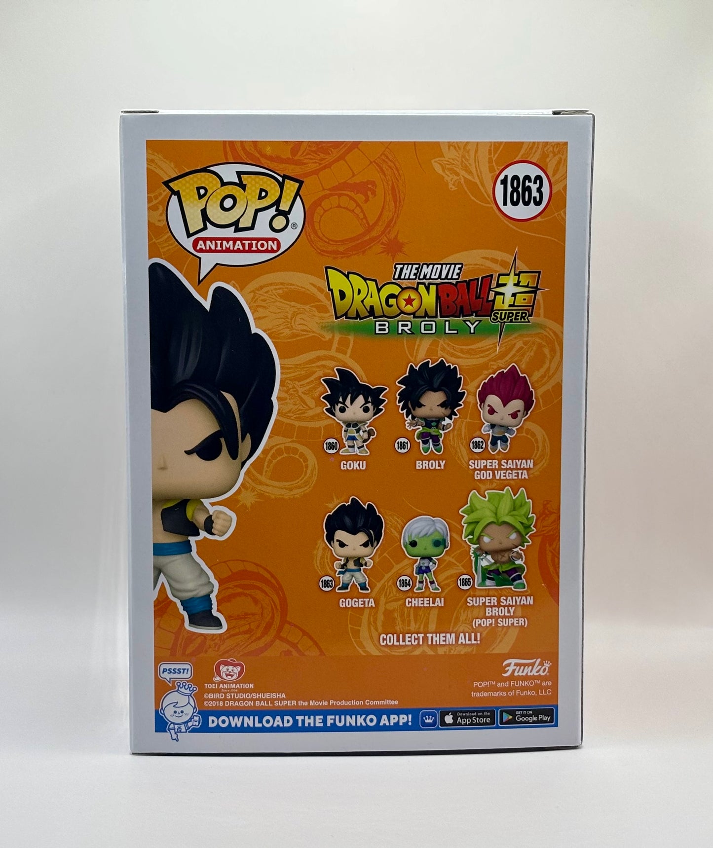 Figura de vinilo Funko Pop Animation Dragon Ball Super Gogeta n.° 1863