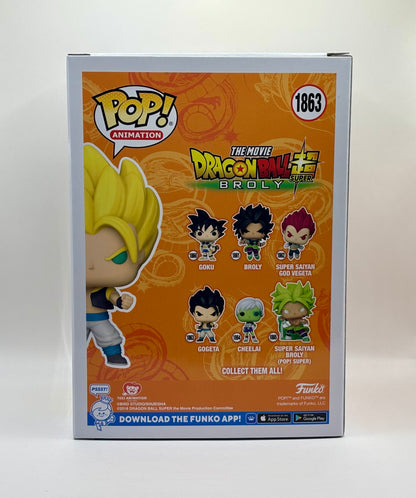 Funko Pop Animation Dragon Ball Super Super Sayian Gogeta Charting Kidan #1863 Limited Chase Edition