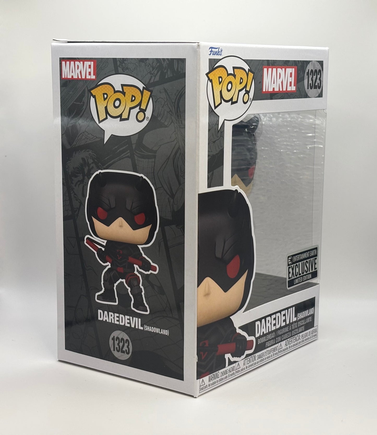 Funko Pop Marvel Daredevil Shadowland #1323 Vinyl Figure Entertainment Earth Exclusive