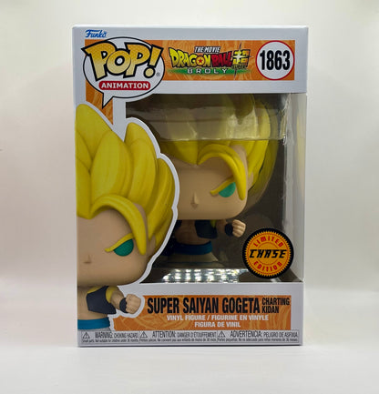 Funko Pop Animation Dragon Ball Super Super Sayian Gogeta Charting Kidan #1863 Limited Chase Edition