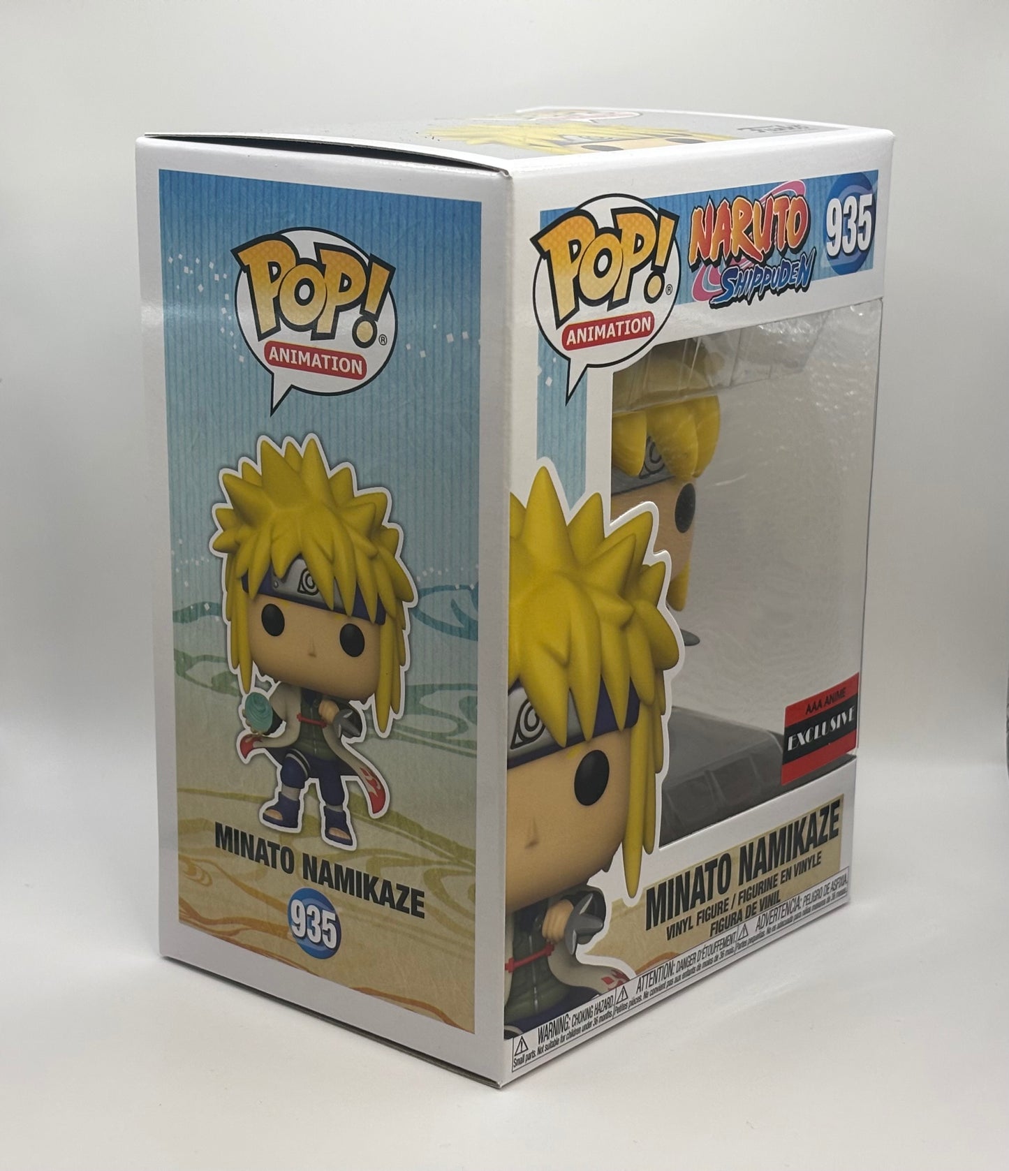 Funko Pop Animation Naruto Shippuden Minato Namikaze Vinyl Figure #935 AAA Anime Exclusive