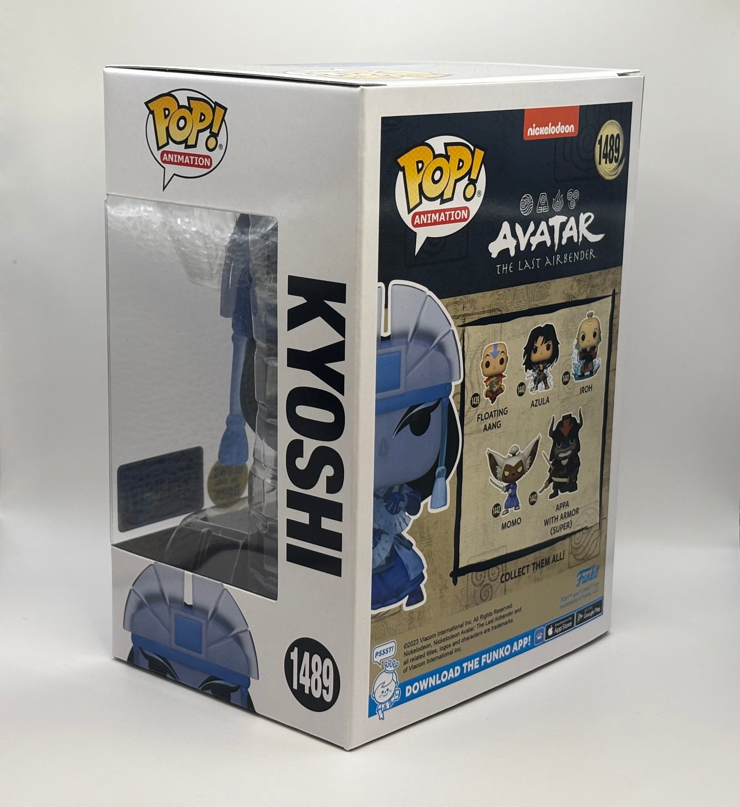 Figura de vinilo Funko Pop Animation Nickelodeon - Avatar The Last Airbender Kyoshi n.° 1489 que brilla en la oscuridad Entertainment Earth Exclusive