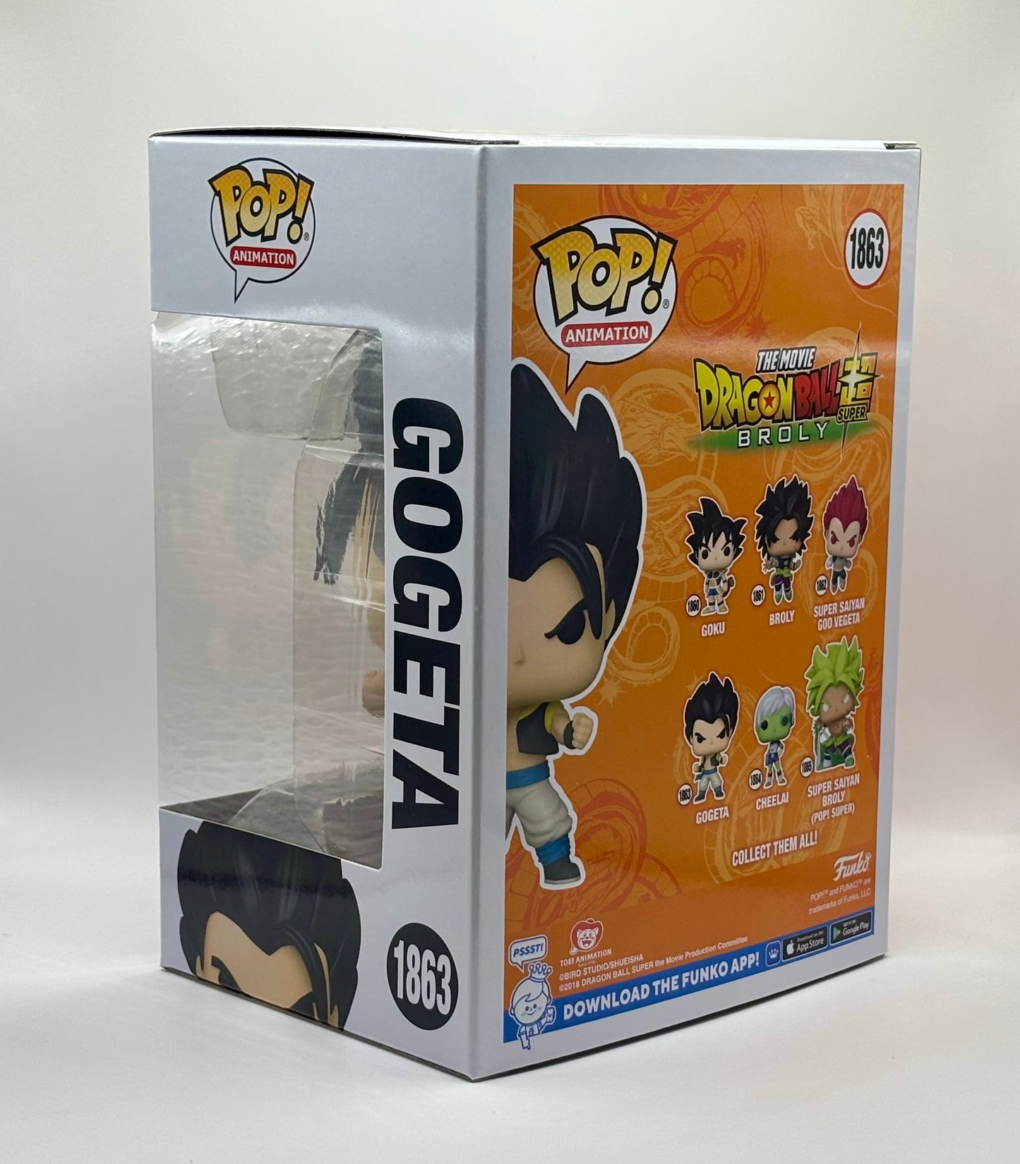 Funko Pop Animation Dragon Ball Super Gogeta #1863 Vinyl Figure