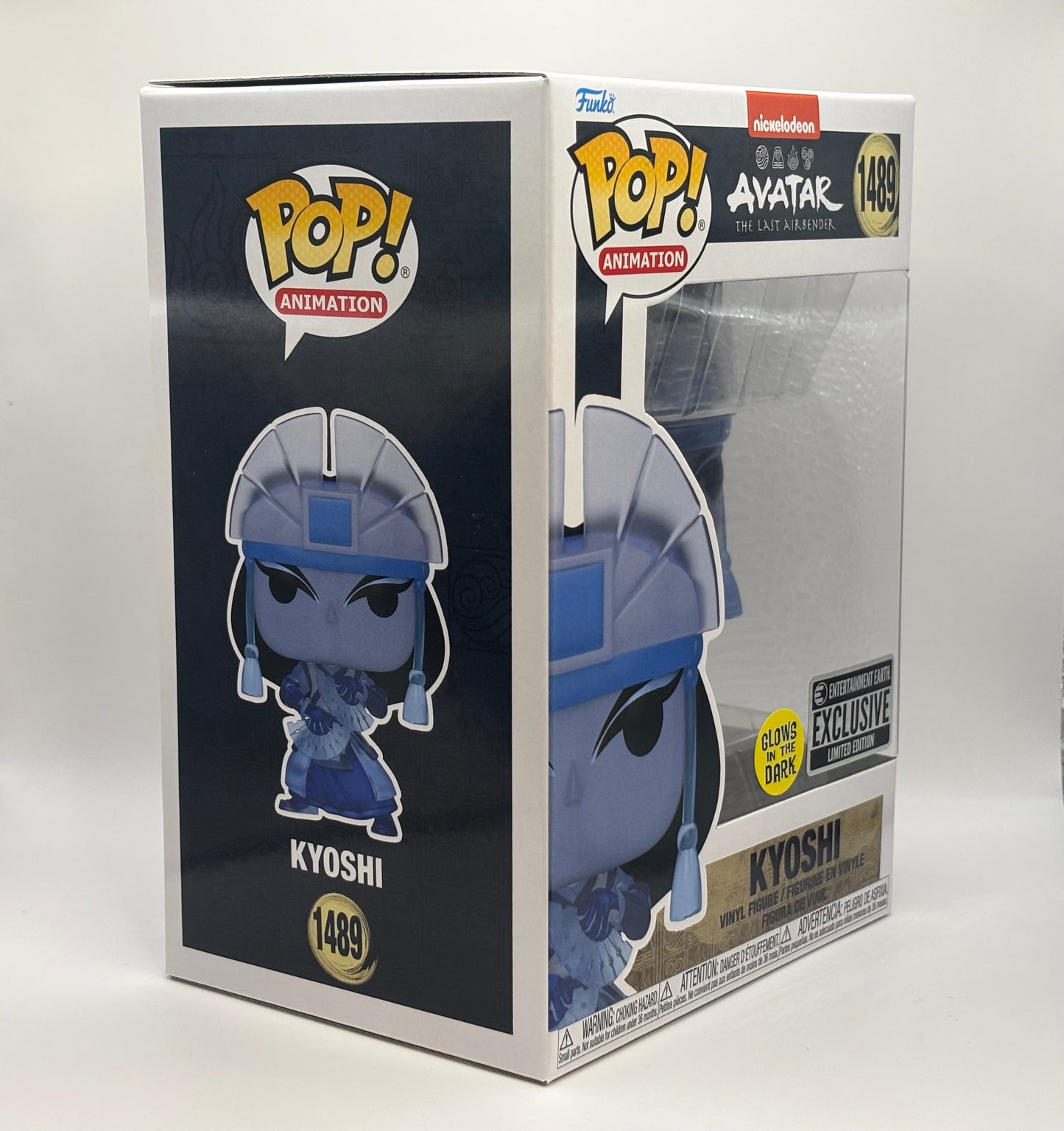 Figura de vinilo Funko Pop Animation Nickelodeon - Avatar The Last Airbender Kyoshi n.° 1489 que brilla en la oscuridad Entertainment Earth Exclusive