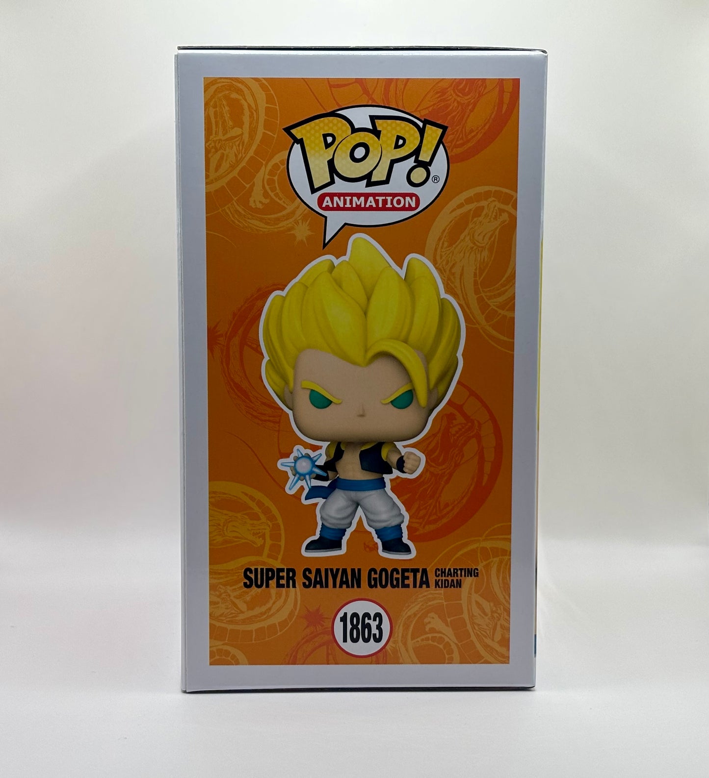 Funko Pop Animación Dragon Ball Super Super Sayian Gogeta Gráfico Kidan #1863 Edición limitada Chase