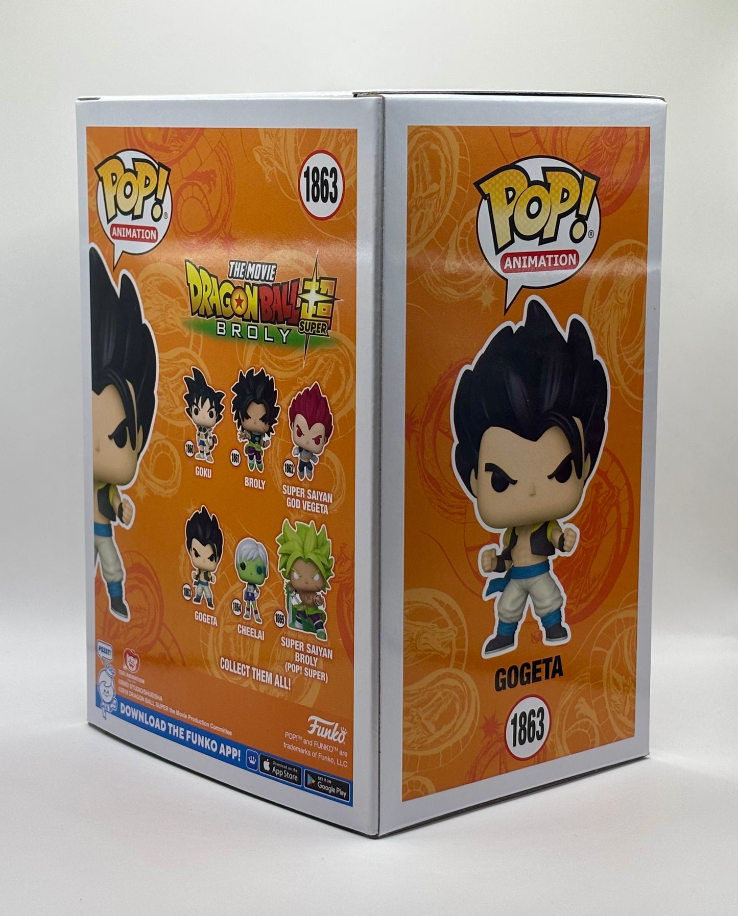 Funko Pop Animation Dragon Ball Super Gogeta #1863 Vinyl Figure