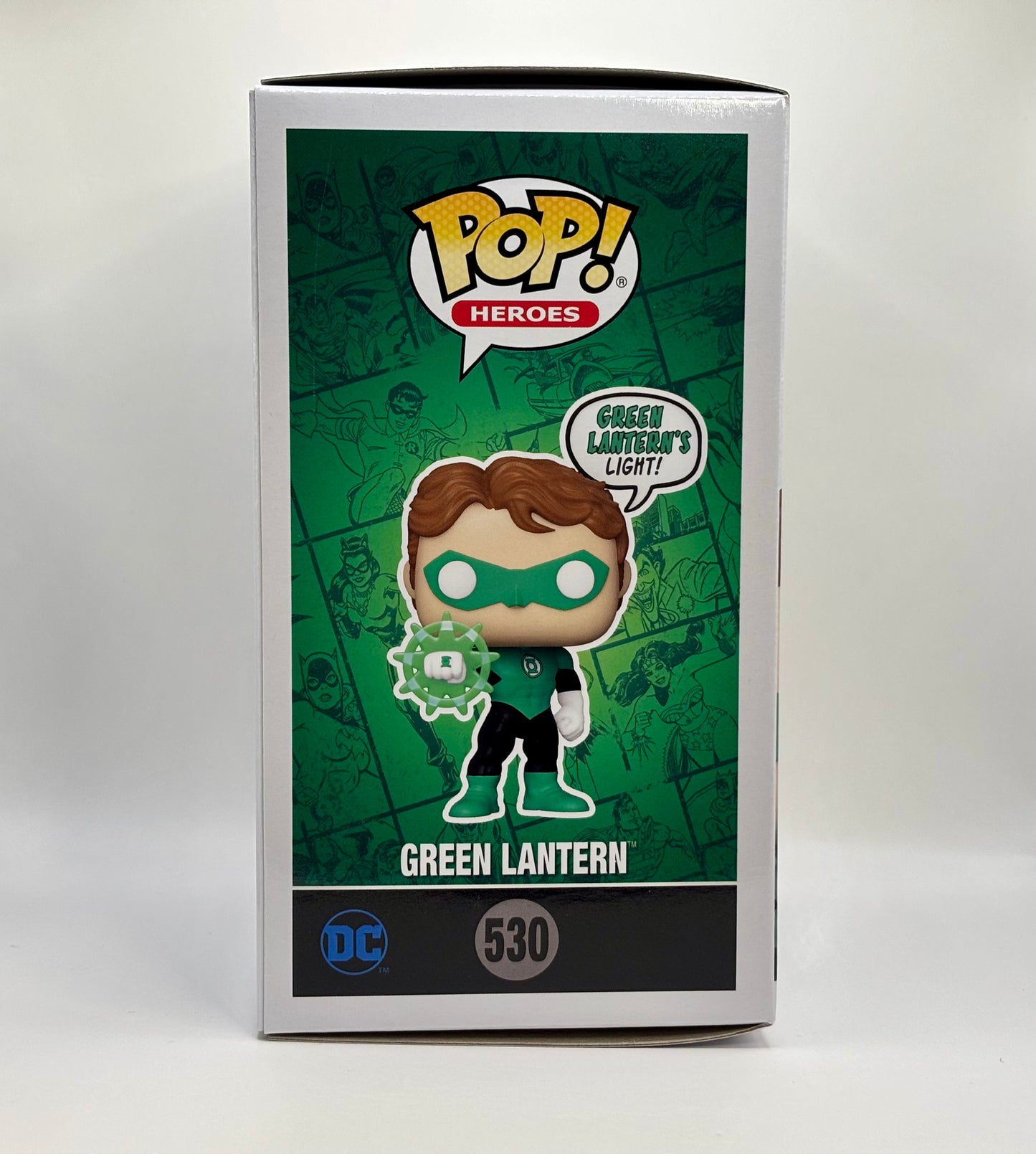 Figura de vinilo exclusiva que brilla en la oscuridad de Funko Pop Heroes Green Lantern's Light GREEN LANTERN #530 de DC Comics